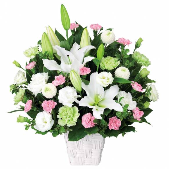 花キューピット加盟店 店舗名：花のこいずみ
フラワーギフト商品番号：511976
商品名：アレンジメント（お供え）